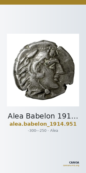 Alea Babelon 1914 951 — CANOA