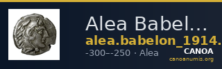 Alea Babelon 1914 951 — CANOA