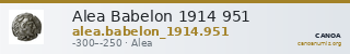 Alea Babelon 1914 951 — CANOA
