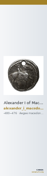 Alexander I of Macedon Aegae, Macedon Raymond 1953 Group I heavy tetrobols — CANOA