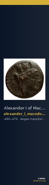 Alexander I of Macedon Aegae, Macedon Raymond 1953 Group I light tetrobols DD — CANOA