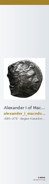Alexander I of Macedon Aegae, Macedon Raymond 1953 Group I octadrachms — CANOA