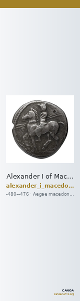 Alexander I of Macedon Aegae, Macedon Raymond 1953 Group I tetradrachms CC — CANOA