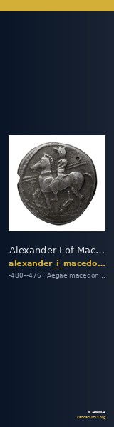 Alexander I of Macedon Aegae, Macedon Raymond 1953 Group I tetradrachms CC — CANOA