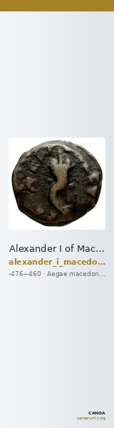 Alexander I of Macedon Aegae, Macedon Raymond 1953 Group II tetradrachms — CANOA