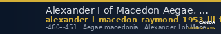 Alexander I of Macedon Aegae, Macedon Raymond 1953 Group III fraction b — CANOA