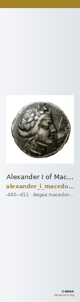Alexander I of Macedon Aegae, Macedon Raymond 1953 Group III light tetrobols — CANOA
