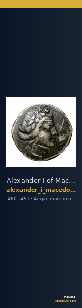 Alexander I of Macedon Aegae, Macedon Raymond 1953 Group III light tetrobols — CANOA