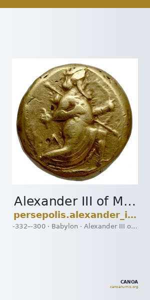 Alexander III of Macedon Babylon Carradice 1987 double darics — CANOA