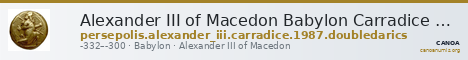 Alexander III of Macedon Babylon Carradice 1987 double darics — CANOA