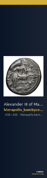 Alexander III of Macedon Hierapolis Bambyce Andrade 2017 Series 11 — CANOA