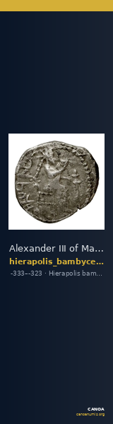 Alexander III of Macedon Hierapolis Bambyce Andrade 2017 Series 15 — CANOA