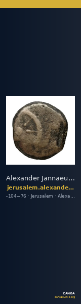 Alexander Jannaeus Jerusalem Hendin 2010 1150-1154 — CANOA