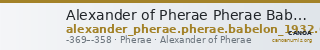 Alexander of Pherae Pherae Babelon 1932 617 — CANOA