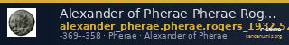 Alexander of Pherae Pherae Rogers 1932 524-5 — CANOA