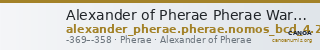 Alexander of Pherae Pherae Wartenberg 1994 17 — CANOA