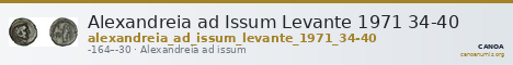 Alexandreia ad Issum Levante 1971 34-40 — CANOA