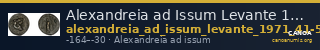 Alexandreia ad Issum Levante 1971 41-51 — CANOA