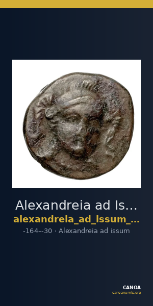 Alexandreia ad Issum Levante 1971 52-56 — CANOA