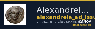 Alexandreia ad Issum Levante 1971 52-56 — CANOA