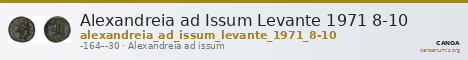 Alexandreia ad Issum Levante 1971 8-10 — CANOA