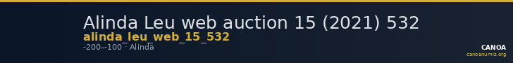 Alinda Leu web auction 15 (2021) 532 — CANOA