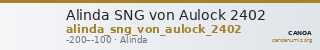 Alinda SNG von Aulock 2402 — CANOA