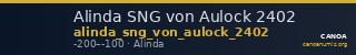 Alinda SNG von Aulock 2402 — CANOA