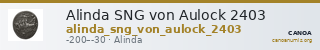 Alinda SNG von Aulock 2403 — CANOA