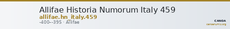 Allifae Historia Numorum Italy 459 — CANOA