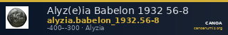 Alyz(e)ia Babelon 1932 56-8 — CANOA