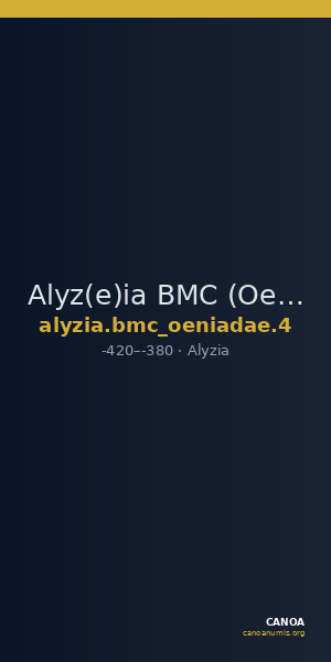 Alyz(e)ia BMC (Oeniadae) 4 — CANOA