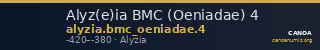 Alyz(e)ia BMC (Oeniadae) 4 — CANOA