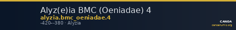 Alyz(e)ia BMC (Oeniadae) 4 — CANOA