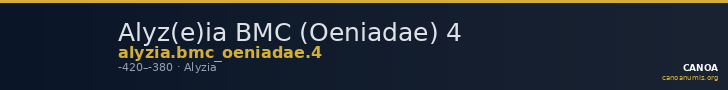 Alyz(e)ia BMC (Oeniadae) 4 — CANOA