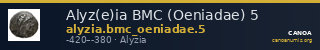 Alyz(e)ia BMC (Oeniadae) 5 — CANOA
