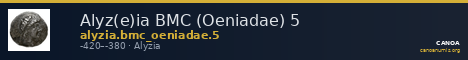 Alyz(e)ia BMC (Oeniadae) 5 — CANOA