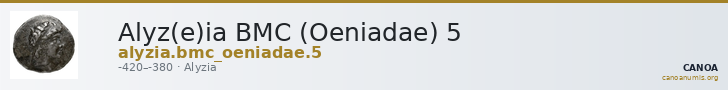 Alyz(e)ia BMC (Oeniadae) 5 — CANOA