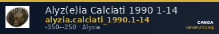 Alyz(e)ia Calciati 1990 1-14 — CANOA