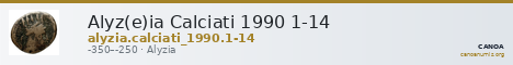Alyz(e)ia Calciati 1990 1-14 — CANOA