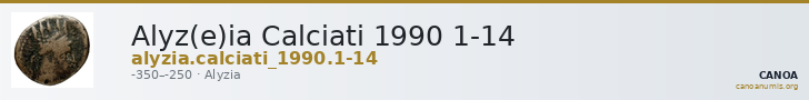 Alyz(e)ia Calciati 1990 1-14 — CANOA