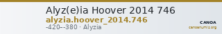 Alyz(e)ia Hoover 2014 746 — CANOA