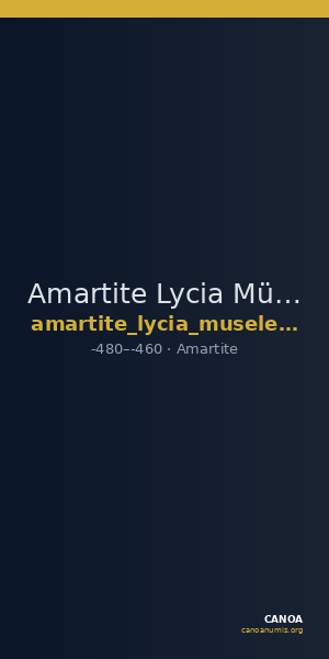 Amartite Lycia Müseler 2016 III, 16-18 — CANOA