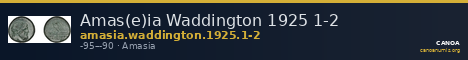 Amas(e)ia Waddington 1925 1-2 — CANOA