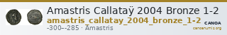 Amastris Callataÿ 2004 Bronze 1-2 — CANOA