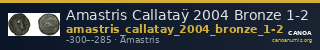 Amastris Callataÿ 2004 Bronze 1-2 — CANOA