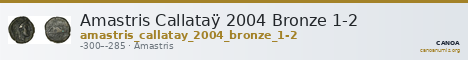 Amastris Callataÿ 2004 Bronze 1-2 — CANOA