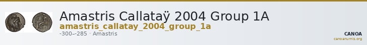 Amastris Callataÿ 2004 Group 1A — CANOA