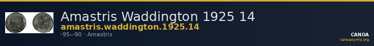 Amastris Waddington 1925 14 — CANOA