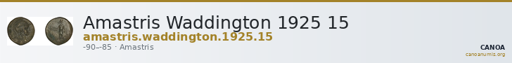 Amastris Waddington 1925 15 — CANOA